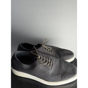 DayFive Street Men’s 12 Dark Gray Knit Lace Up Casual Sneakers Shoes